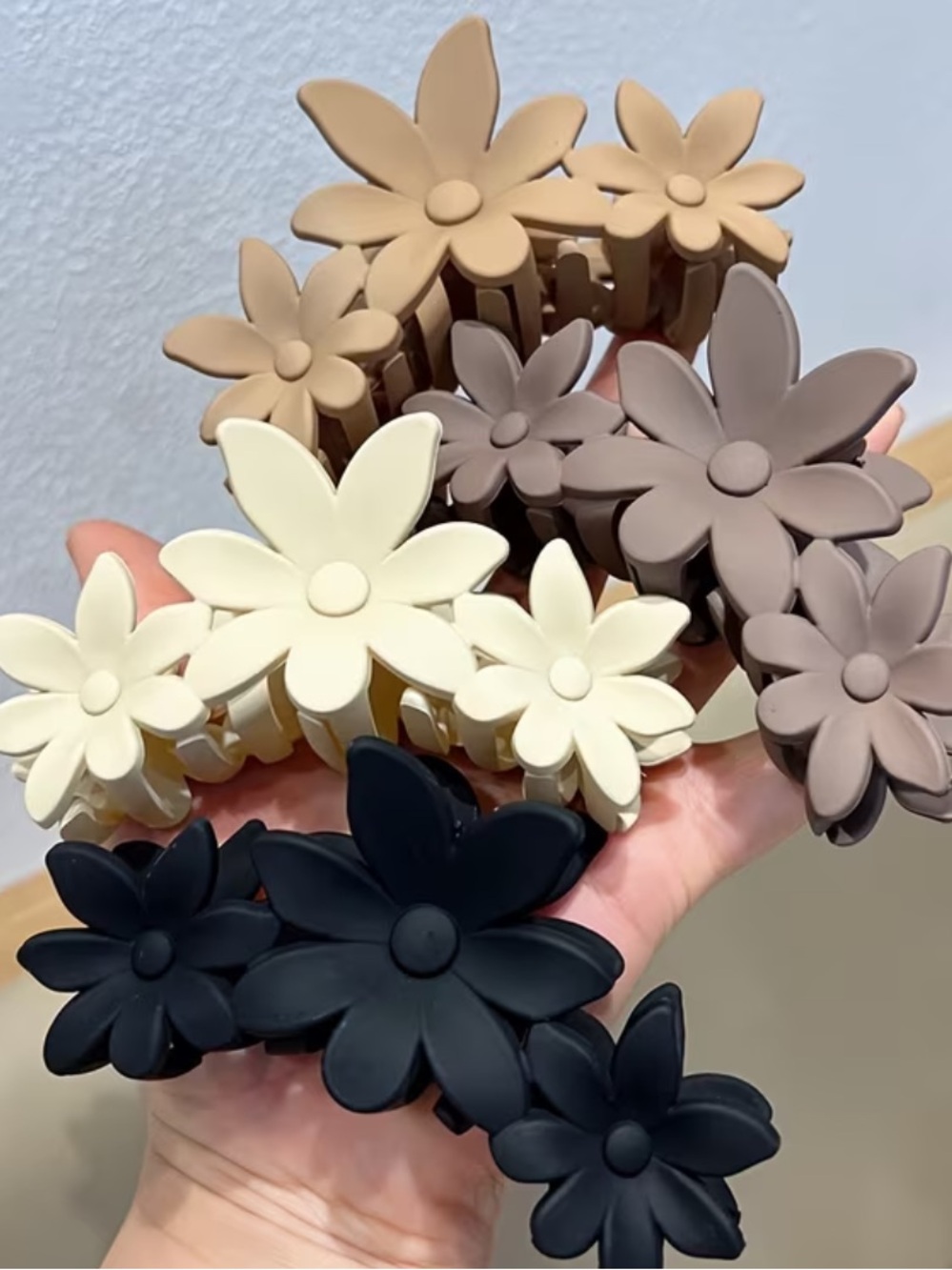 Floral Petal Hair Claw Clip